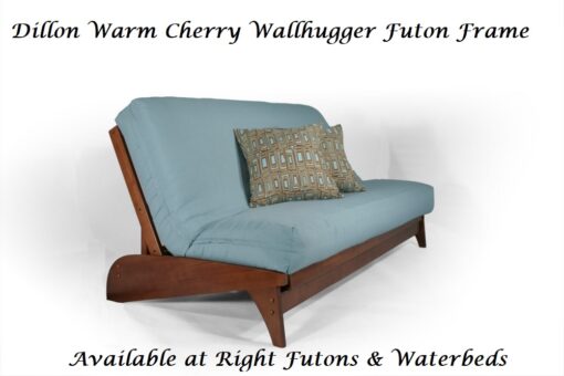 Dillon Full Size  Wall Hugger™ Futon Frame - Warm Cherry - Image 2