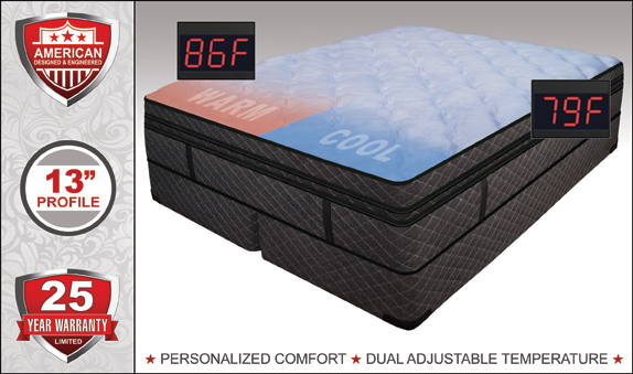 standard luxury king waveless waterbed mattress companies