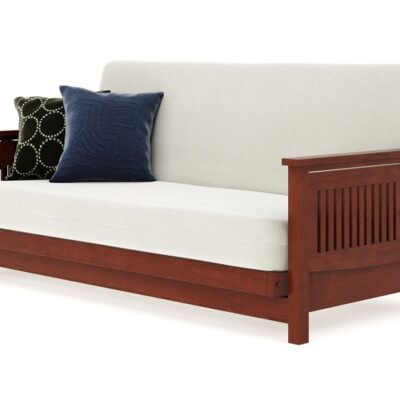 Tiro Dark Cherry Wall Hugger™ Futon Frame