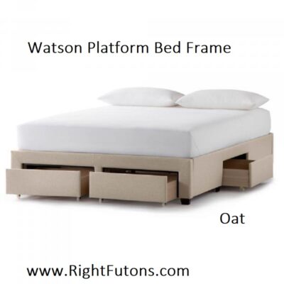 Watson Platform Bed Frame - Oat