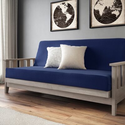 Canby Full Size Wall Hugger Futon Frame - Gray