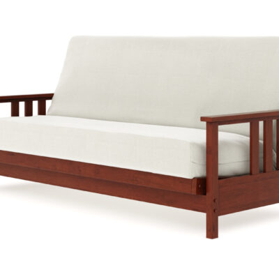 Durango Warm Cherry Wall Hugger Futon Frame