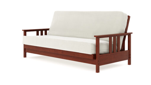 Durango Warm Cherry Wall Hugger Futon Frame