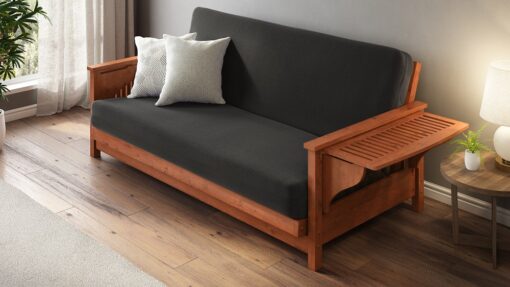 Tiro Warm Cherry Wall Hugger™ Futon Frame